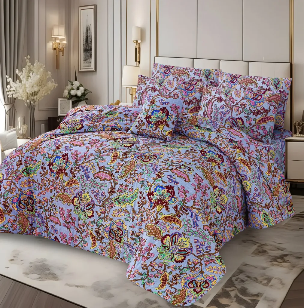 7 Pcs Comforter Set King Size Design GZM-0108