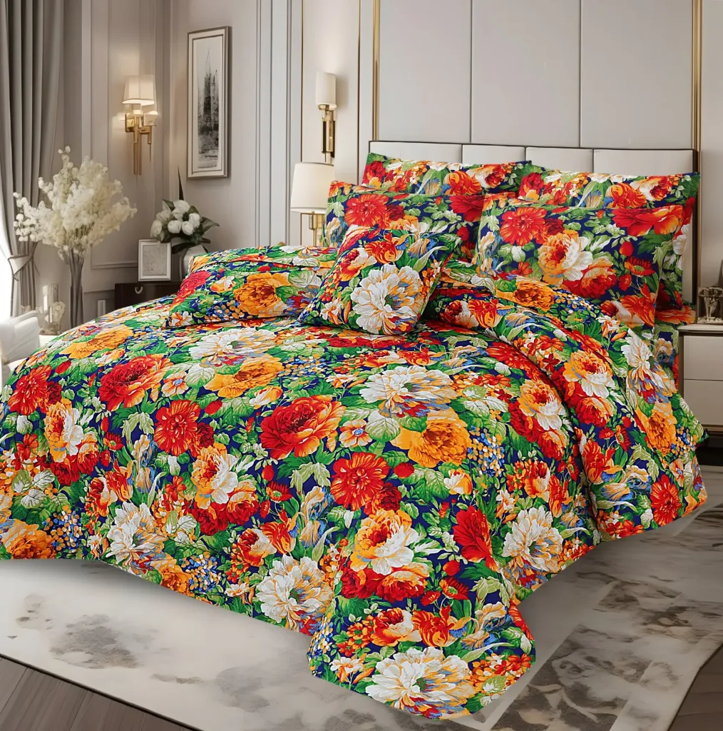 7 Pcs Comforter Set King Size Design GZM-0114