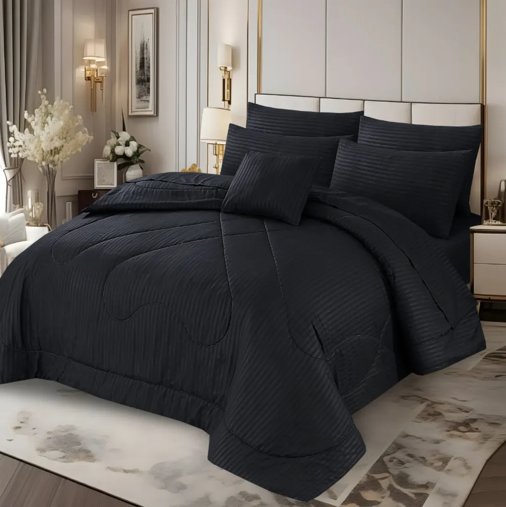 7 Pcs Comforter Set King Size Design GZS-0012