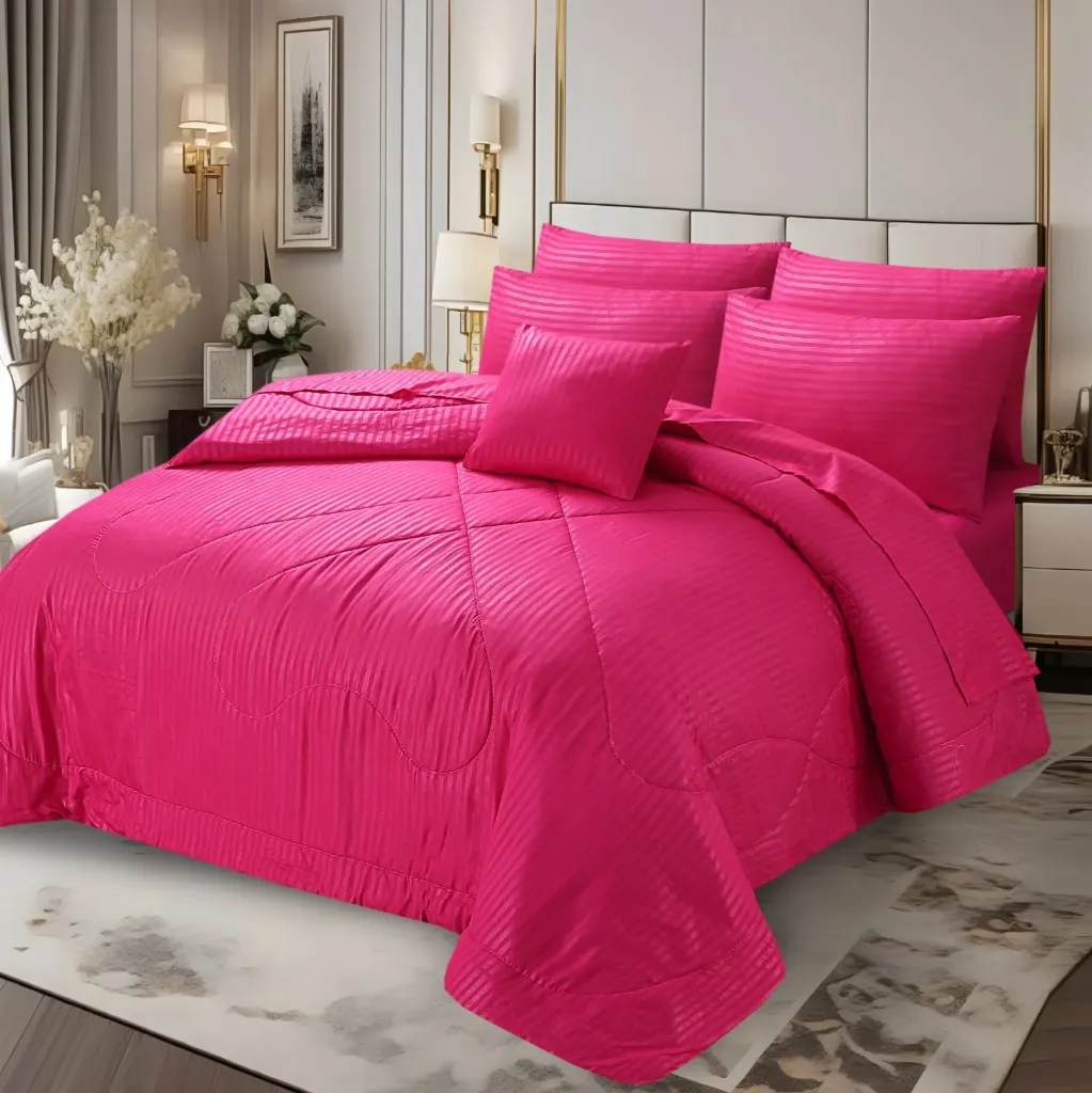 7 Pcs Comforter Set King Size Design GZS-0011