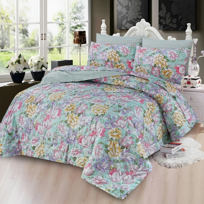 7 Pcs Comforter Set King Size Design GZD-106