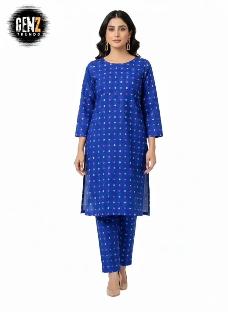 2 Pcs Unstitched Digital Print Suit GZL-S3015