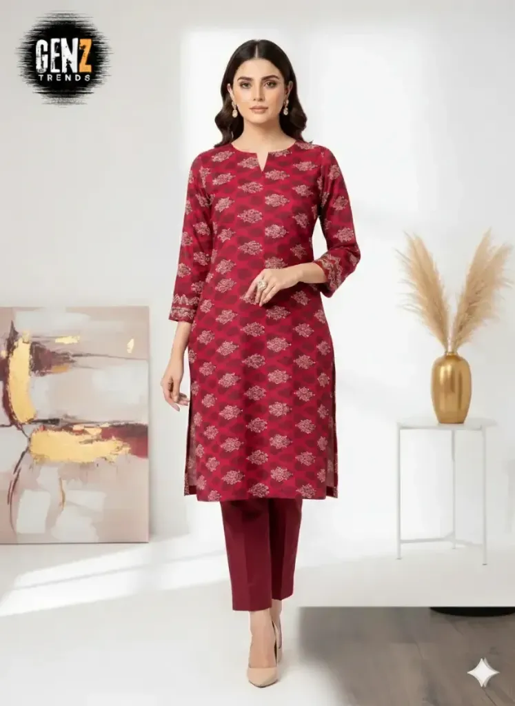 2 Pcs Unstitched Digital Print Suit GZL-S3016