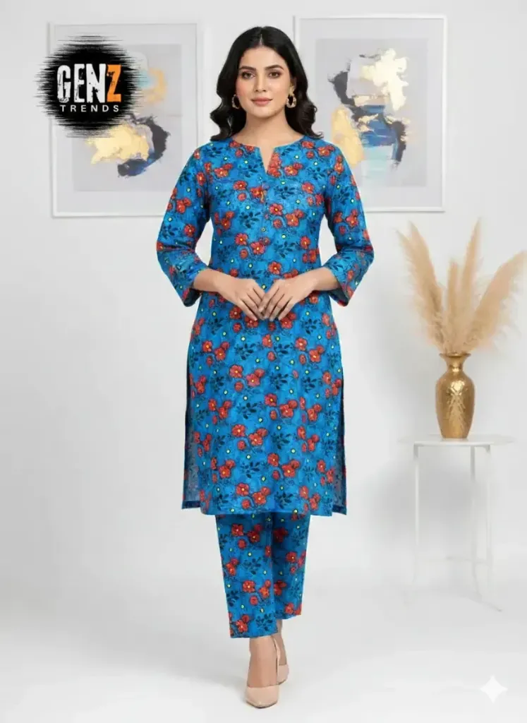 2 Pcs Unstitched Digital Print Suit gzl-s3020