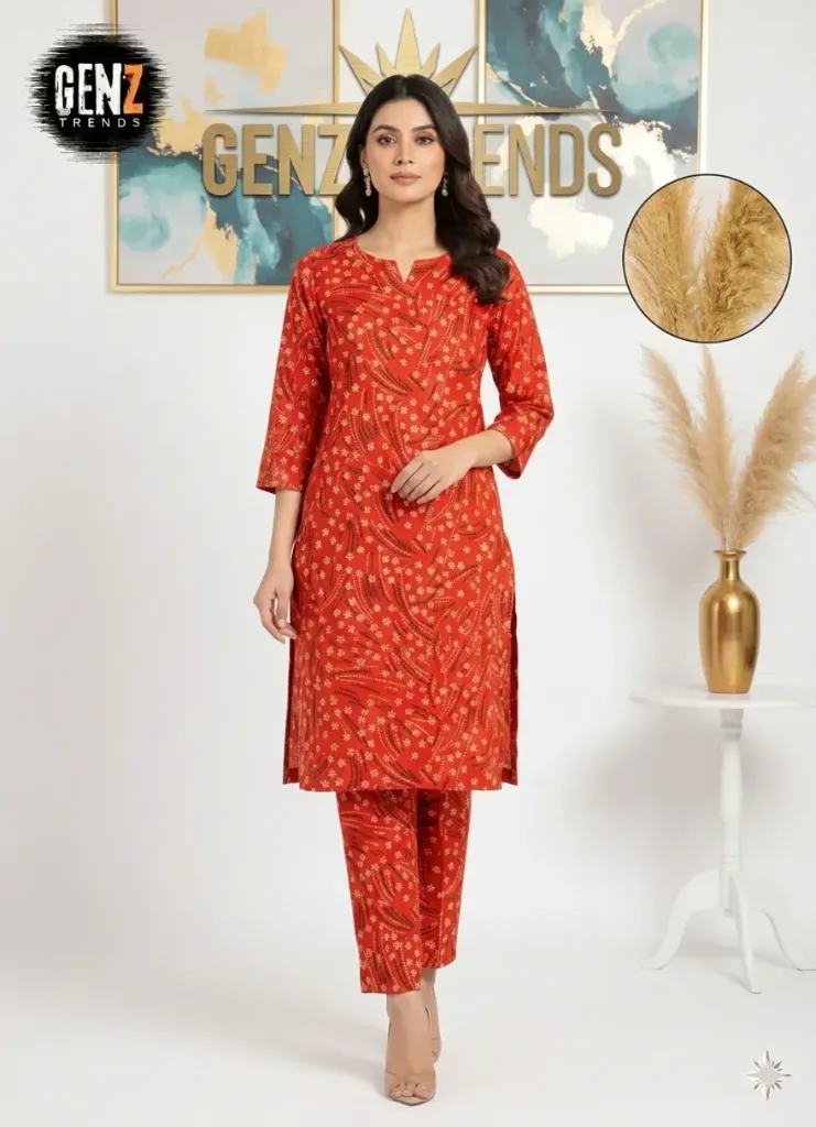 2 Pcs Unstitched Digital Print Suit gzl-s3008