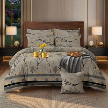 7 Pcs Comforter Set King Size Design