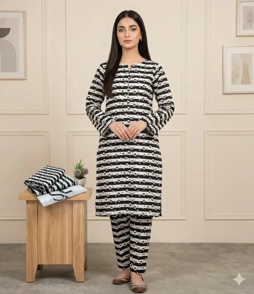 2 Pcs Unstitched Digital Print Suit GZL-S3026