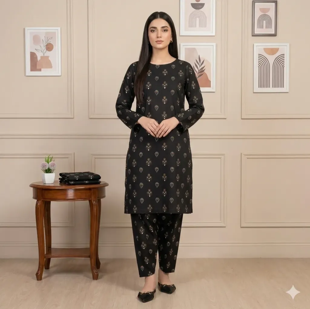 2 Pcs Unstitched Digital Print Suit GZL-S3032