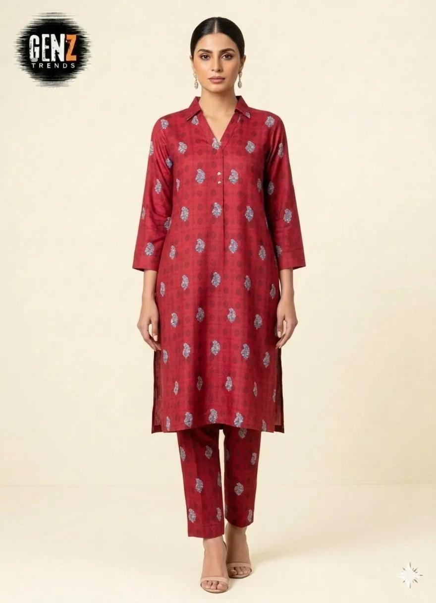 2 Pcs Unstitched Digital Print Suit GZL-S3013