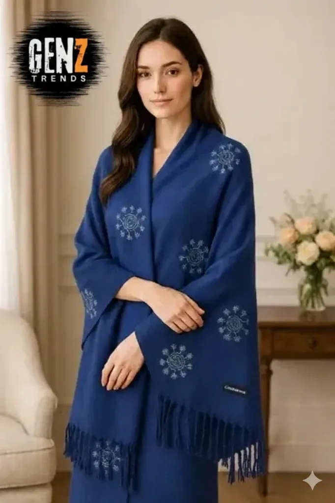 WOMEN WARM WINTER PRINTED ( PASHMINA WOOL ) GZ-SH4011