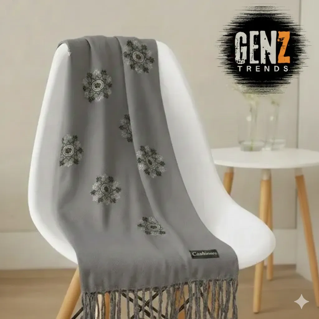 WOMEN WARM WINTER PRINTED ( PASHMINA WOOL ) GZ-SH4019