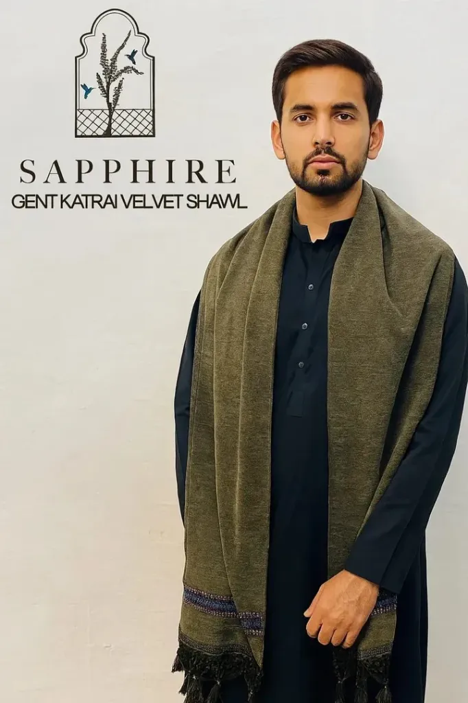Premium Winter Velvet Shawl for Men