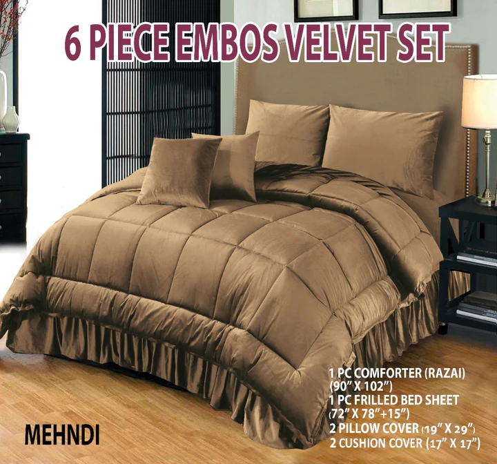 14 pcs VELVET Bridal set 9918 